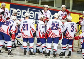 Croatia,Zagreb, 18.04.2016.WM Div IB IIHF ICE HOCKEY WORLD CHAMPIONSHIP  Ukraine-Croatia  Photo:Igor Soban