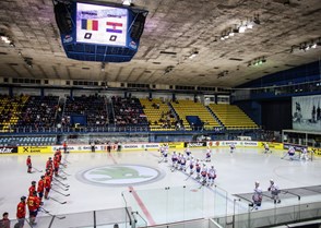 Croatia,Zagreb, 20.04.2016.WM Div IB IIHF ICE HOCKEY WORLD CHAMPIONSHIP  Romania-Croatia   Photo:Igor Soban